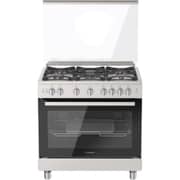Indesit 5 Burner Gas Cooker 90cm Inox - RIN9-GGF23128XME