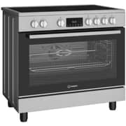 Indesit 5 Burner Vitro Ceramic Cooker 90cm Inox - RIN9-EV820205XME