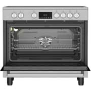 Indesit 5 Burner Vitro Ceramic Cooker 90cm Inox - RIN9-EV820205XME
