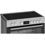 Indesit 5 Burner Vitro Ceramic Cooker 90cm Inox - RIN9-EV820205XME