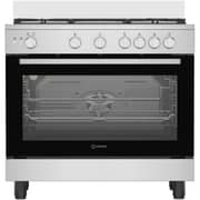 Indesit 5 Burner Gas Cooker 90cm Inox - RIN9-GGF23125XME