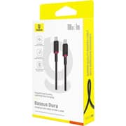Baseus Dura Series Type-C To Type-C Cable 1m Black/Red - BA.P10377803U01-00