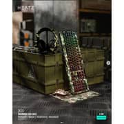 Heatz 4-in-1 Gaming Keyboard/Mouse/Headset & Mouse Pad Combo Camouflage - ZK31