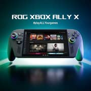 Asus ROG Xbox Ally X RC73 (2025) Gaming Handheld Console – AMD Ryzen™ AI Z2 Extreme / 7inch FHD 120Hz / 1TB SSD / 24GB RAM / AMD Radeon Graphics / Windows 11 Home / Black / Middle East Verion – [RC73XA-NH011W]