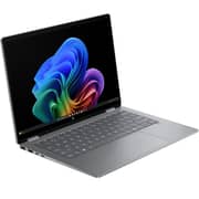 HP OmniBook X Flip 2-in-1 Convertible (2025) Laptop - AMD Ryzen AI 7-350 / 14inch 3K / 1TB SSD / 24GB RAM / Shared AMD Radeon 860M Graphics / Windows 11 Home / English & Arabic Keyboard / Meteorite Silver / Middle East Version - [14-FK0014NE]