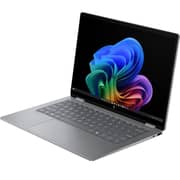 HP OmniBook X Flip 2-in-1 Convertible (2025) Laptop - AMD Ryzen AI 7-350 / 14inch 3K / 1TB SSD / 24GB RAM / Shared AMD Radeon 860M Graphics / Windows 11 Home / English & Arabic Keyboard / Meteorite Silver / Middle East Version - [14-FK0014NE]