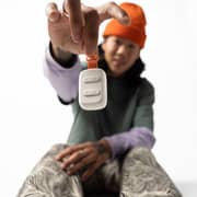 Skullcandy Dime 3 True Wireless Earbuds Bone Orange Glow