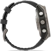 Garmin Fenix 8 Pro Smartwatch Sapphire Titanium With Graphite/Black Silicone Band