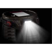 Garmin Fenix 8 Pro Smartwatch Sapphire & Carbon Grey DLC Titanium With Black/Pebble Grey Silicone Band