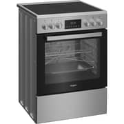 Whirlpool Free Standing Vitro Ceramic Cooker 60cm Inox - WR60 EV520207 XME