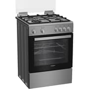 Whirlpool Free Standing Gas Cooker 60cm Inox - WR60 GGG 23125 XME