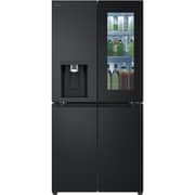 LG ThinQ Side By Side Refrigerator 422L Midnight Black - LFX29FFQYB