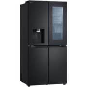 LG ThinQ Side By Side Refrigerator 422L Midnight Black - LFX29FFQYB