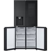 LG ThinQ Side By Side Refrigerator 422L Midnight Black - LFX29FFQYB