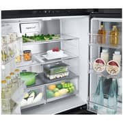 LG ThinQ Side By Side Refrigerator 422L Midnight Black - LFX29FFQYB