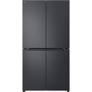 LG ThinQ Side By Side Refrigerator 601L Steel Black - GR-B34FFCDB