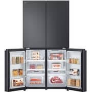 LG ThinQ Side By Side Refrigerator 601L Steel Black - GR-B34FFCDB