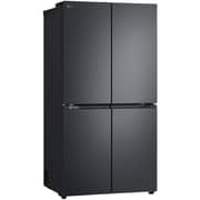 LG ThinQ Side By Side Refrigerator 601L Steel Black - GR-B34FFCDB