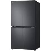 LG ThinQ Side By Side Refrigerator 601L Steel Black - GR-B34FFCDB