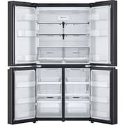 LG ThinQ Side By Side Refrigerator 601L Steel Black - GR-B34FFCDB