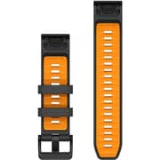 Garmin QuickFit Watch Band 22 mm Graphite/Spark Orange - 010-13392-05