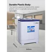 Afra Top Load Semi Automatic Washing Machine 10 kg - AF-1002TTWB