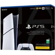 Sony PlayStation 5 Console (Digital Version) Black/White - Middle East Version