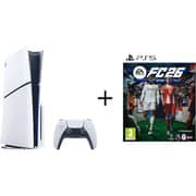 Sony PlayStation 5 Slim Disc Console White + FC 26 EA Sports International Bundle