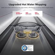 Roborock Saros Z70 Robot Vacuum and Mop Black - RRE0R50