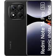 Xiaomi Redmi Note 14 Pro 5G 256GB 12GB RAM Midnight Black Dual Sim Smartphone - Middle East Version