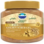 Nature's Bounty Venos Gold Face & Body Scrub Gold 600ml (Pack of 1)
