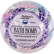 Nature's Bounty Lavender Night Bath Bomb 160g (Pack of 1)