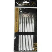 Novell Nail Art Brush Set of 9 White