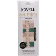 Novell Self-Adhesive Nail Patch Silver Popping