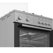 Beko Free Standing 4 Burner Gas Cooker 60cm Stainless Steel - FBGT61130XSL