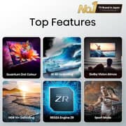 Toshiba 55inch M450RP Series 4K UHD QLED Smart Television (2025 Model) - 55M450RP