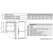 Bosch Bottom Freezer 330L Stainless Steel - KGN39NLEE8201