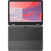 Lenovo 500e Yoga Chromebook Gen 4 (2025) Laptop - Intel N100 / 12.2inch WUXGA / 64GB eMMC / 8GB RAM / Shared Intel UHD Graphics / ChromeOS / English Keyboard / Grey / Middle East Version - [82W40036EV]