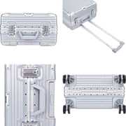 Stargold 1 Pc TPC Hard Side Luggage Trolley Bag Silver - SG-TPC38