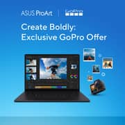 Asus ProArt P16 (2025) Copilot+ PC - AMD Ryzen AI 9-HX370 / 16inch 4K / 4TB SSD / 64GB RAM / 24GB NVIDIA GeForce RTX 5090 Graphics / Windows 11 Home / English & Arabic Keyboard / Nano Black / Middle East Version - [H7606WX-SE004W]