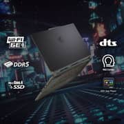 MSI Cyborg 15 Gaming (2025) Laptop - 2nd Gen / Intel Core 7-240H / 15.6inch FHD / 512GB SSD / 16GB RAM / 6GB NVIDIA GeForce RTX 3050 Graphics / Windows 11 Home / English & Arabic Keyboard / Translucent Black / Middle East Version - [A2RUDX-2031AE]