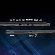 MSI Cyborg 15 Gaming (2025) Laptop - 2nd Gen / Intel Core 7-240H / 15.6inch FHD / 512GB SSD / 16GB RAM / 6GB NVIDIA GeForce RTX 3050 Graphics / Windows 11 Home / English & Arabic Keyboard / Translucent Black / Middle East Version - [A2RUDX-2031AE]