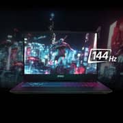 MSI Cyborg 15 Gaming (2025) Laptop - 2nd Gen / Intel Core 7-240H / 15.6inch FHD / 512GB SSD / 16GB RAM / 6GB NVIDIA GeForce RTX 3050 Graphics / Windows 11 Home / English & Arabic Keyboard / Translucent Black / Middle East Version - [A2RUDX-2031AE]