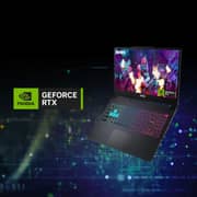 MSI Cyborg 15 Gaming (2025) Laptop - 2nd Gen / Intel Core 7-240H / 15.6inch FHD / 512GB SSD / 16GB RAM / 6GB NVIDIA GeForce RTX 3050 Graphics / Windows 11 Home / English & Arabic Keyboard / Translucent Black / Middle East Version - [A2RUDX-2031AE]