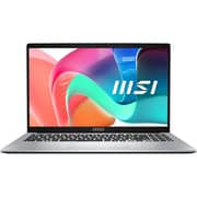 MSI Modern 15 Gaming (2025) Laptop - 1st Series / Intel Core 7-150U / 15.6inch FHD / 512GB SSD / 16GB RAM / Shared Intel Graphics / Windows 11 Home / English & Arabic Keyboard / Urban Silver / Middle East Version - [F1MG-860AE]