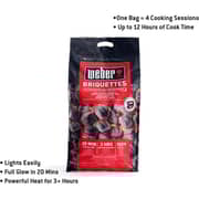 Weber Briquettes 8kg Black - 1759166