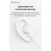 Devia Kintone Series A3 Wired In Ear Earphone White