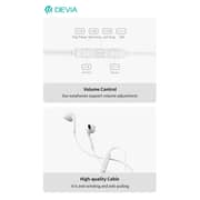 Devia Kintone Series A3 Wired In Ear Earphone White