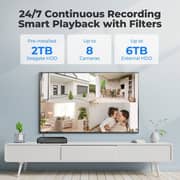 Reolink 8 Channel PoE Network Video Recorder - NVS8