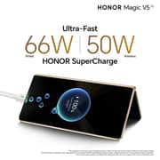 Honor Magic V5 5G 512GB 16GB RAM White Dual Sim Smartphone + Speaker + Watch 4 + Pen + Case
